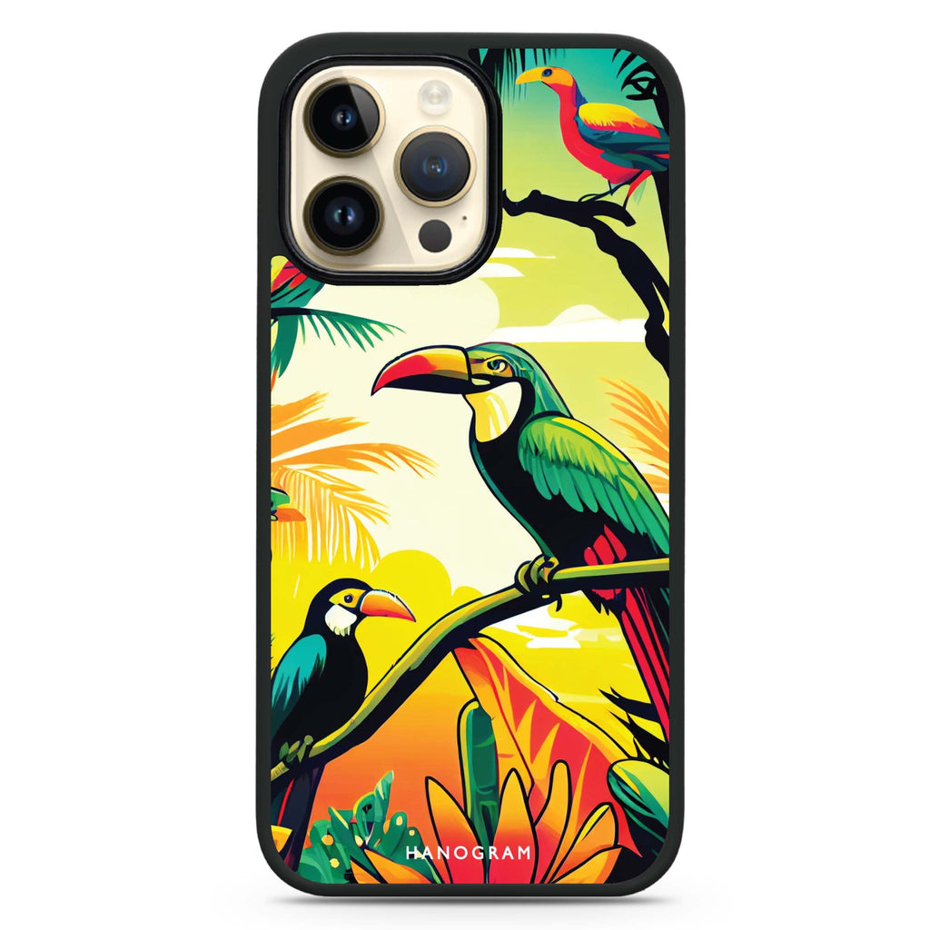 Tropical birds Impact Guard Bumper Case