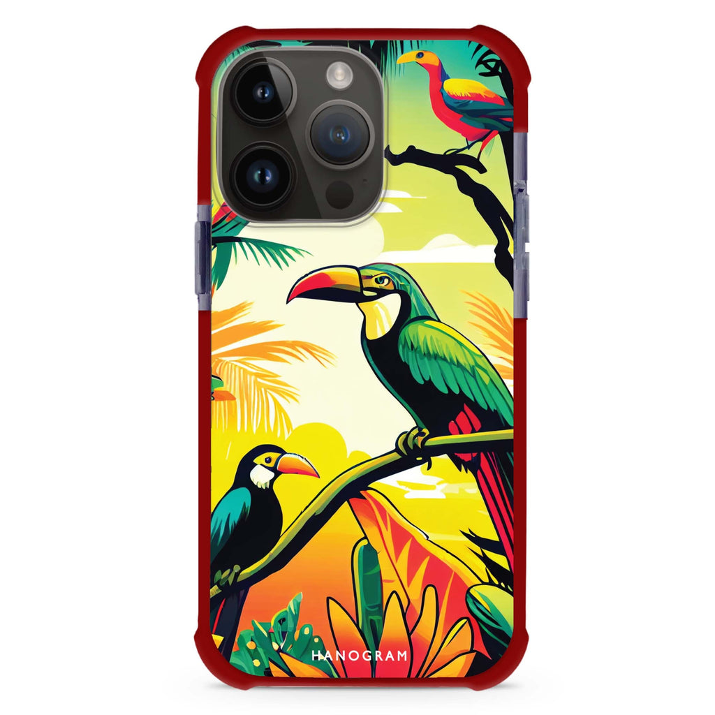 Tropical birds MagSafe Compatible Ultra Shockproof Case