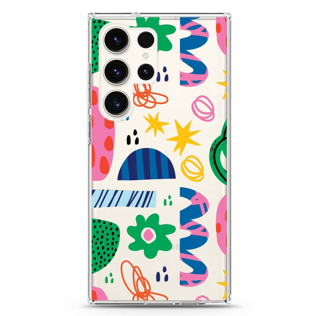 Abstract Drawing by Joe Samsung Galaxy S26/S25/S24/S23/S22 Ultra ultra clear case, transparent design, main view