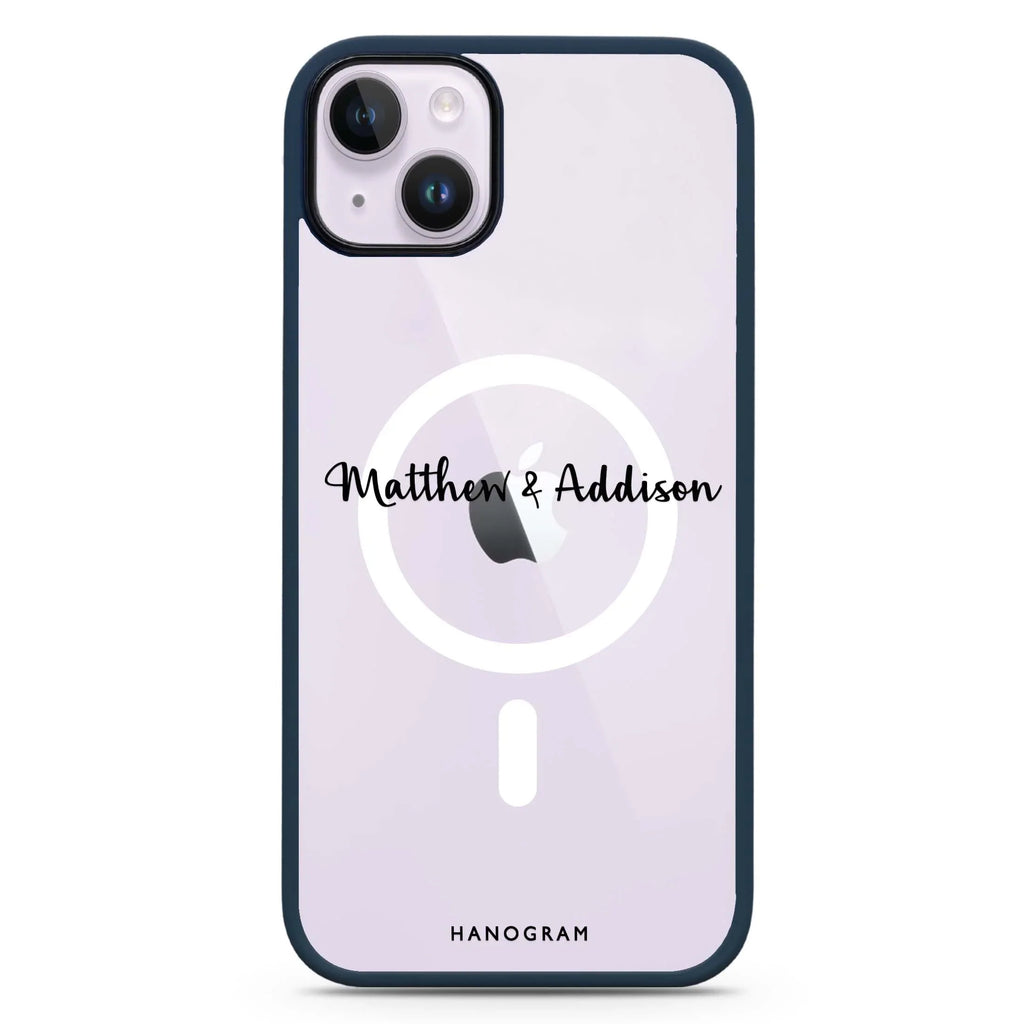 Me & You iPhone 14 Plus MagSafe Compatible Impact Guard Bumper Case