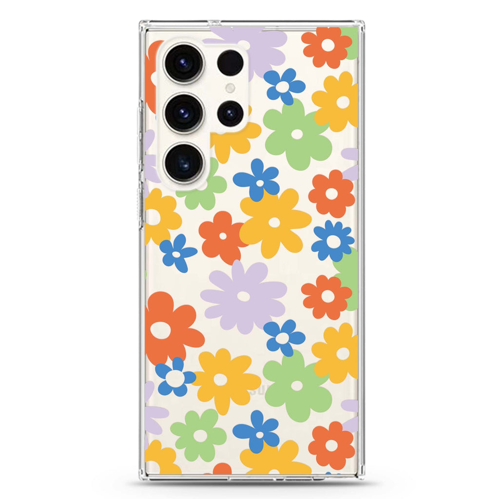 Flowers #3 Samsung Galaxy S26/S25/S24/S23/S22 Ultra ultra clear case, transparent design, main view