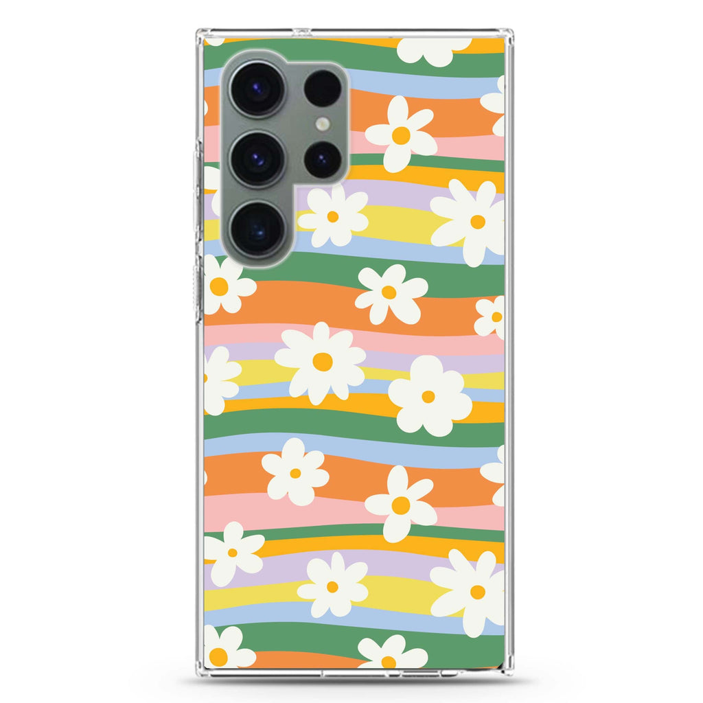 Flowers #5 Samsung Galaxy S26/S25/S24/S23/S22 Ultra ultra clear case, transparent design, main view