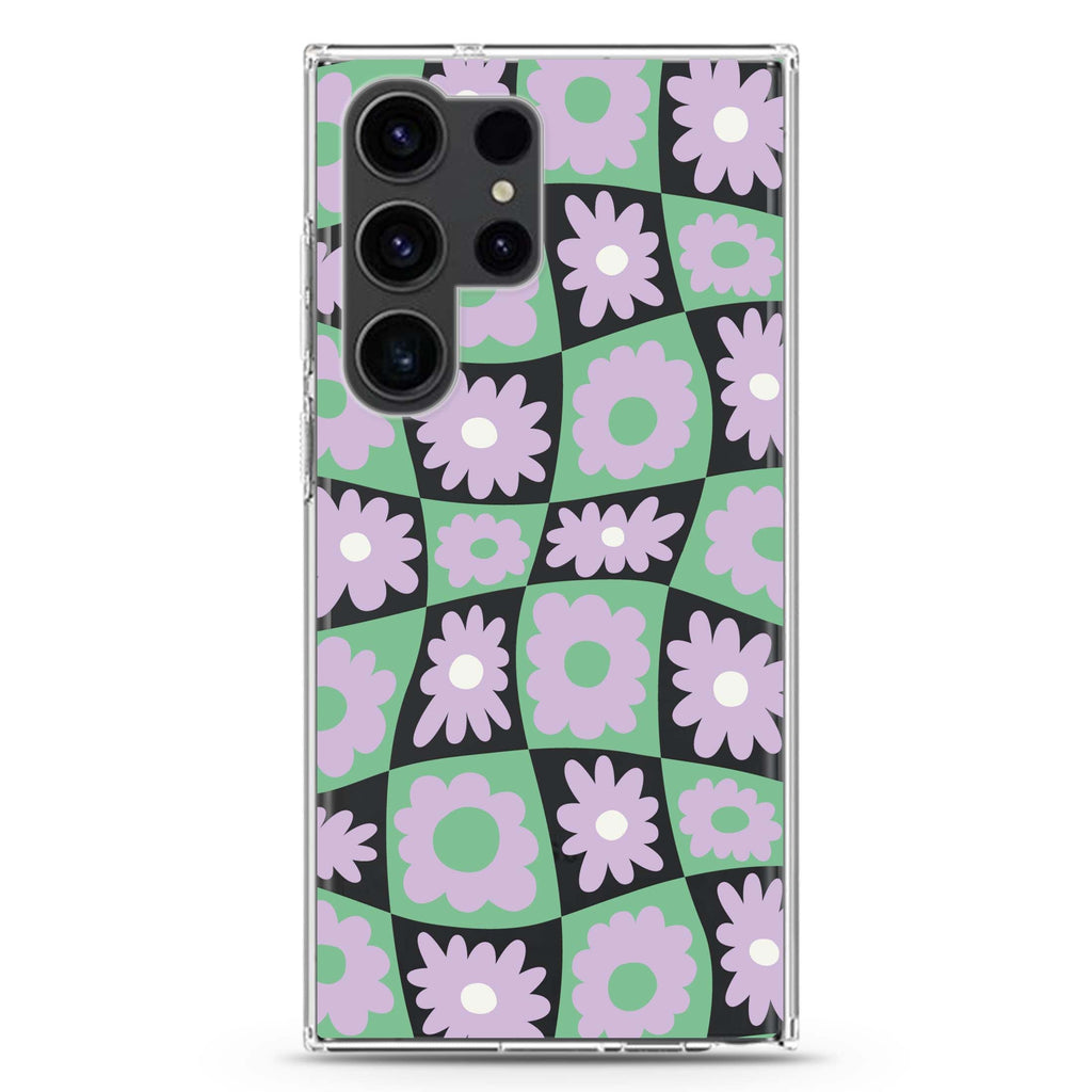 Flowers #4 Samsung Galaxy S26/S25/S24/S23/S22 Ultra ultra clear case, transparent design, main view