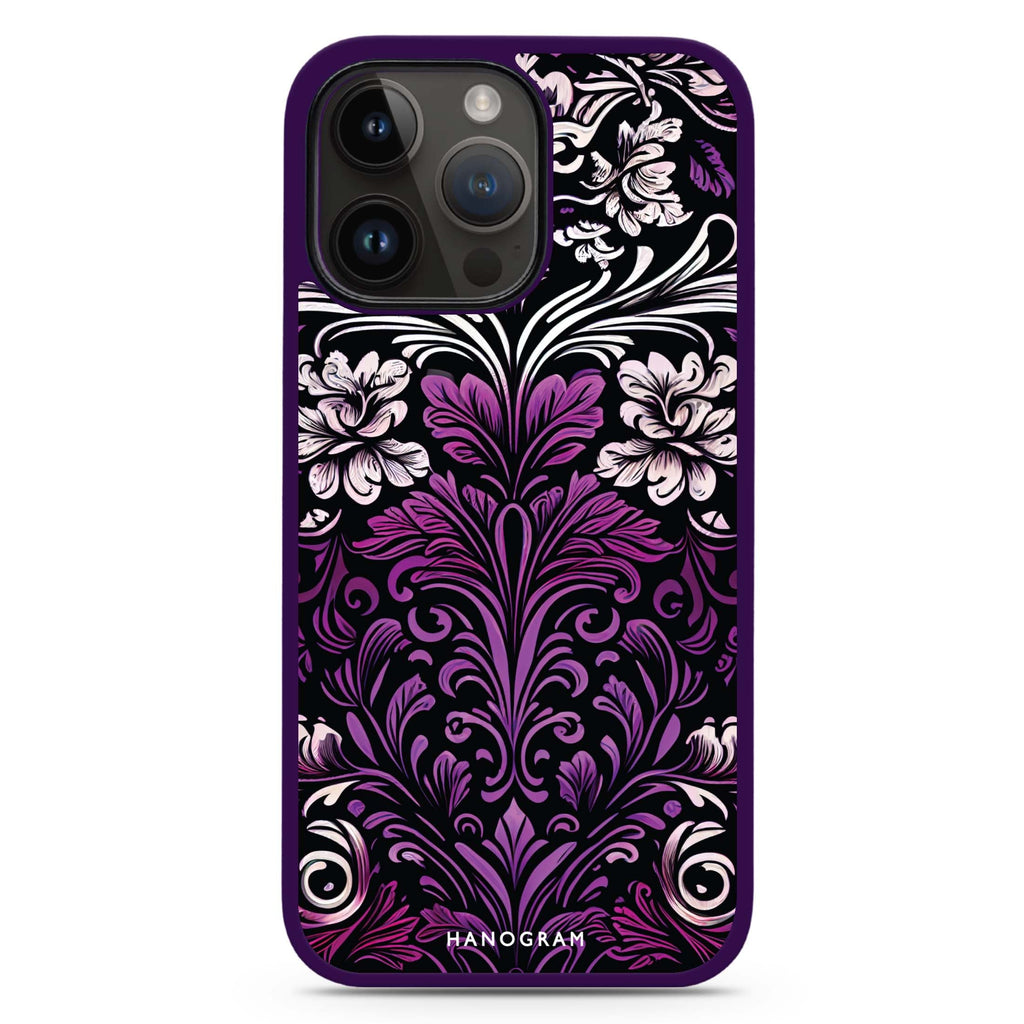 Floral iPhone 14 Pro Max MagSafe Compatible Impact Guard Bumper Case