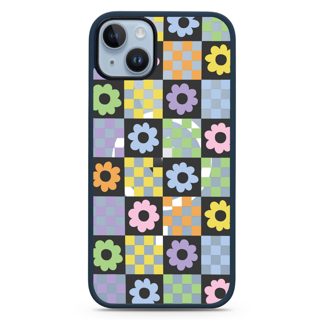 Flowers iPhone 14 Plus MagSafe Compatible Impact Guard Bumper Case