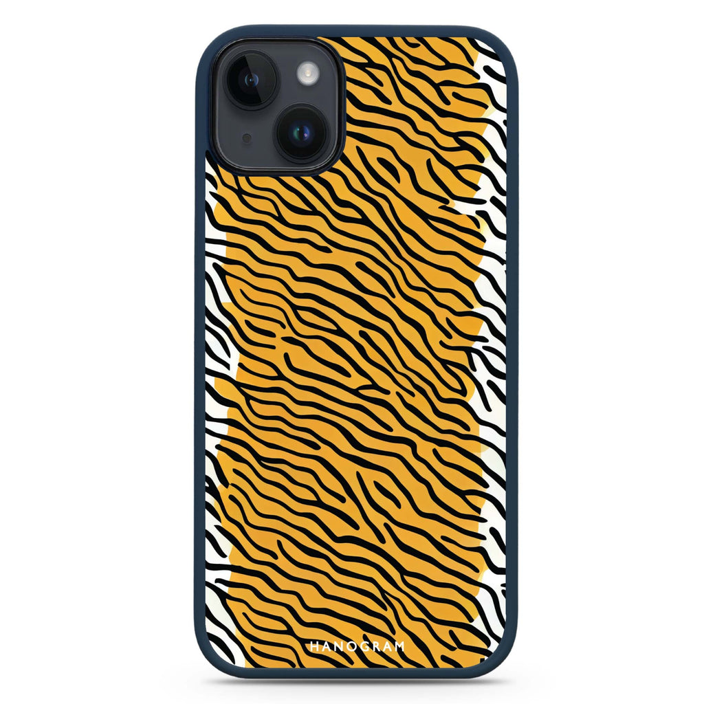 Leopard print iPhone 14 Plus MagSafe Compatible Impact Guard Bumper Case