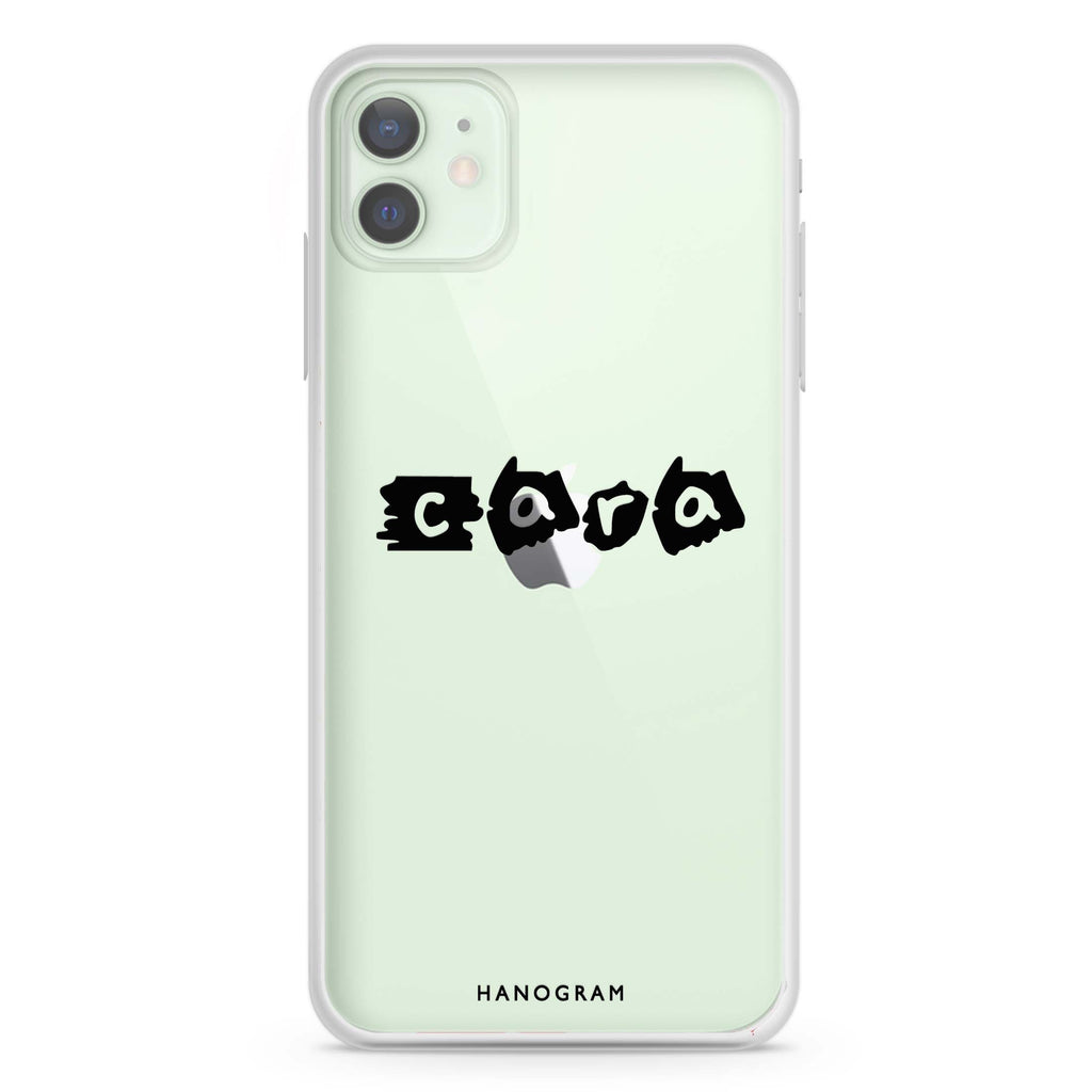 Sticker Custom Name iPhone 12 mini Ultra Clear Case