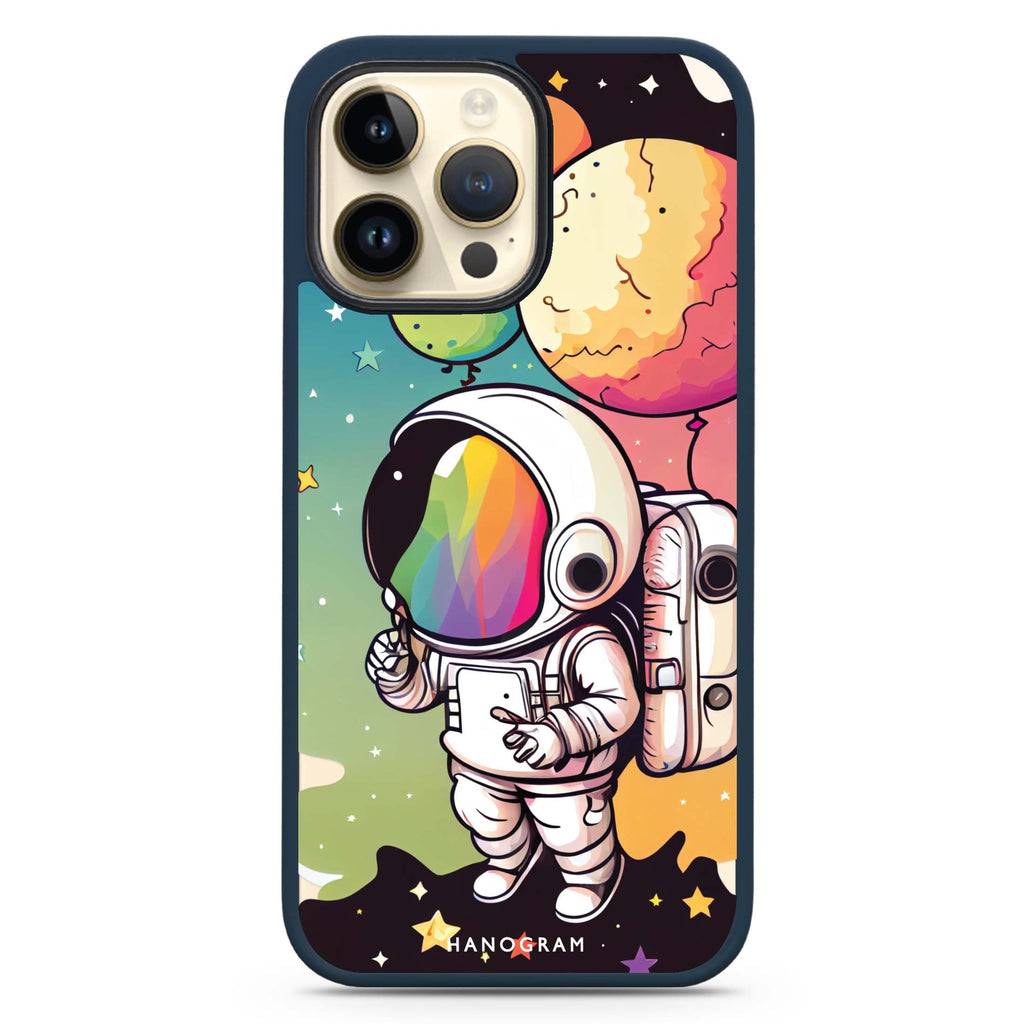 Astronauts iPhone 14 Pro Max Impact Guard Bumper Case