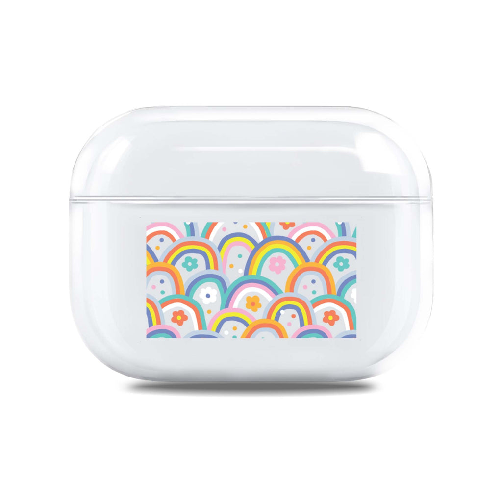 Colourful Rainbow Floral AirPods Pro Case