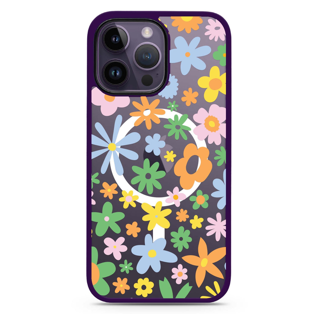 Flowers MagSafe Compatible Impact Guard Bumper Case