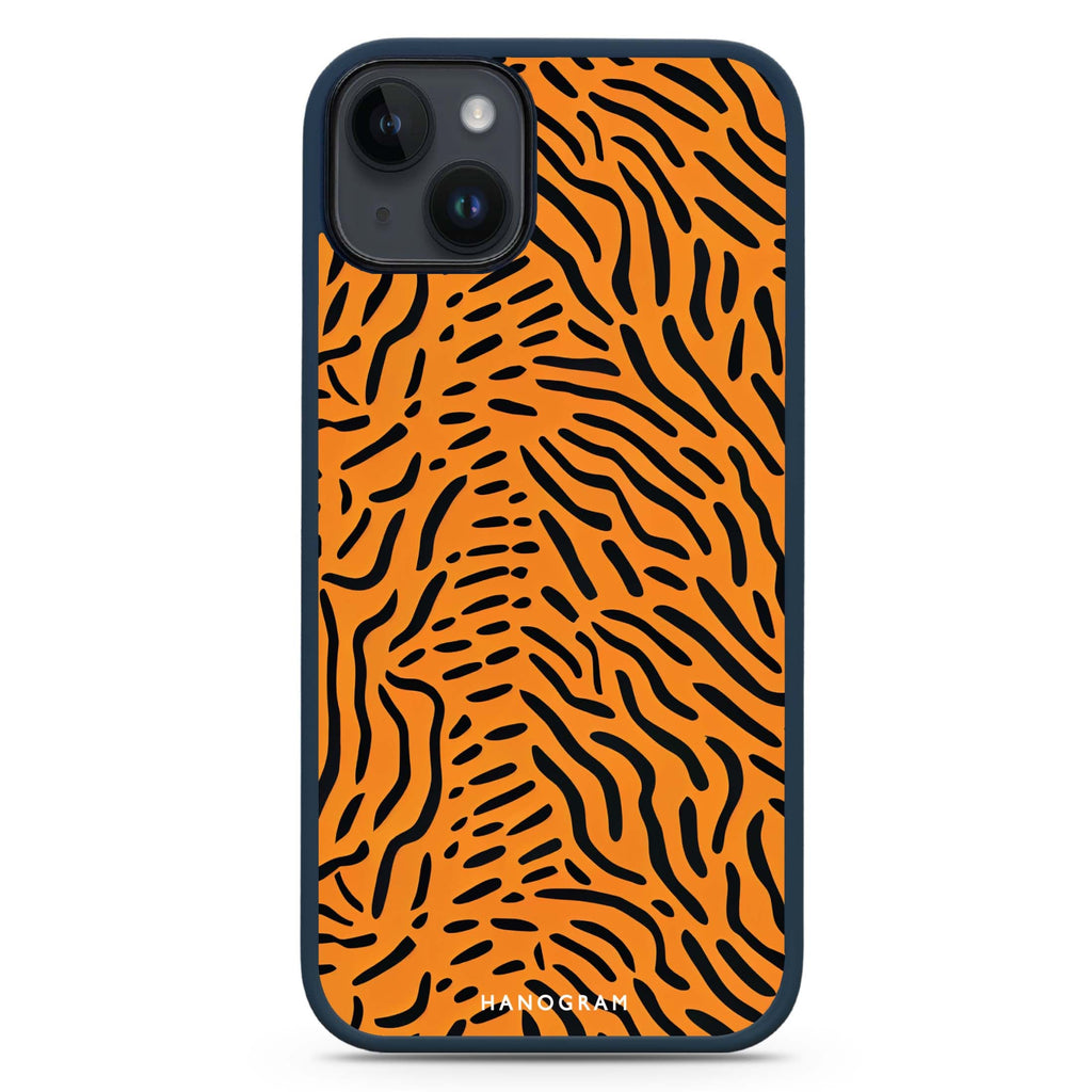 Leopard print iPhone 14 Plus MagSafe Compatible Impact Guard Bumper Case