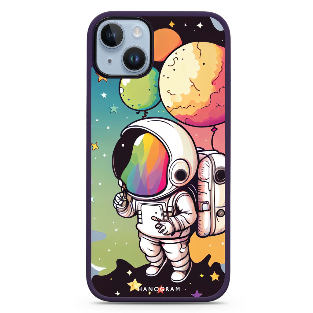 Astronauts iPhone 14 Plus MagSafe Compatible Impact Guard Bumper Case