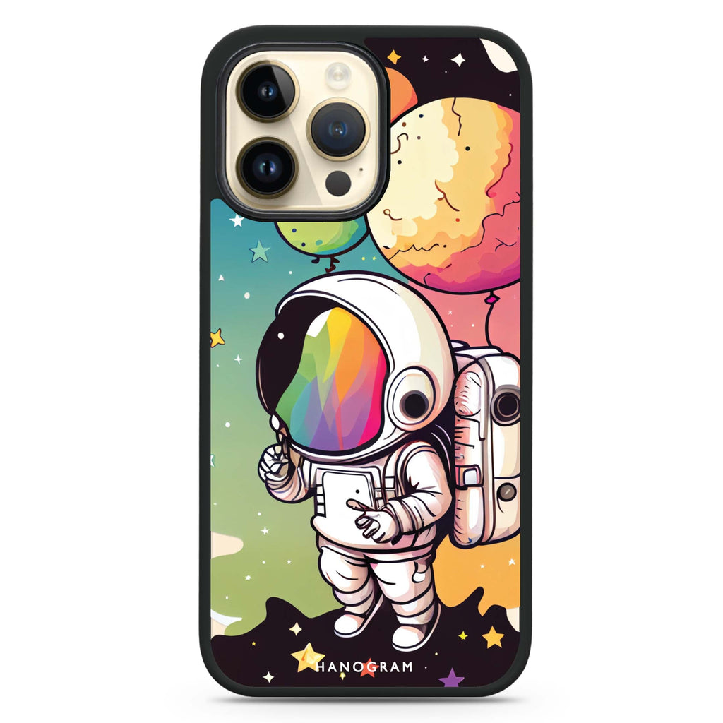 Astronauts iPhone 14 Pro Max Impact Guard Bumper Case
