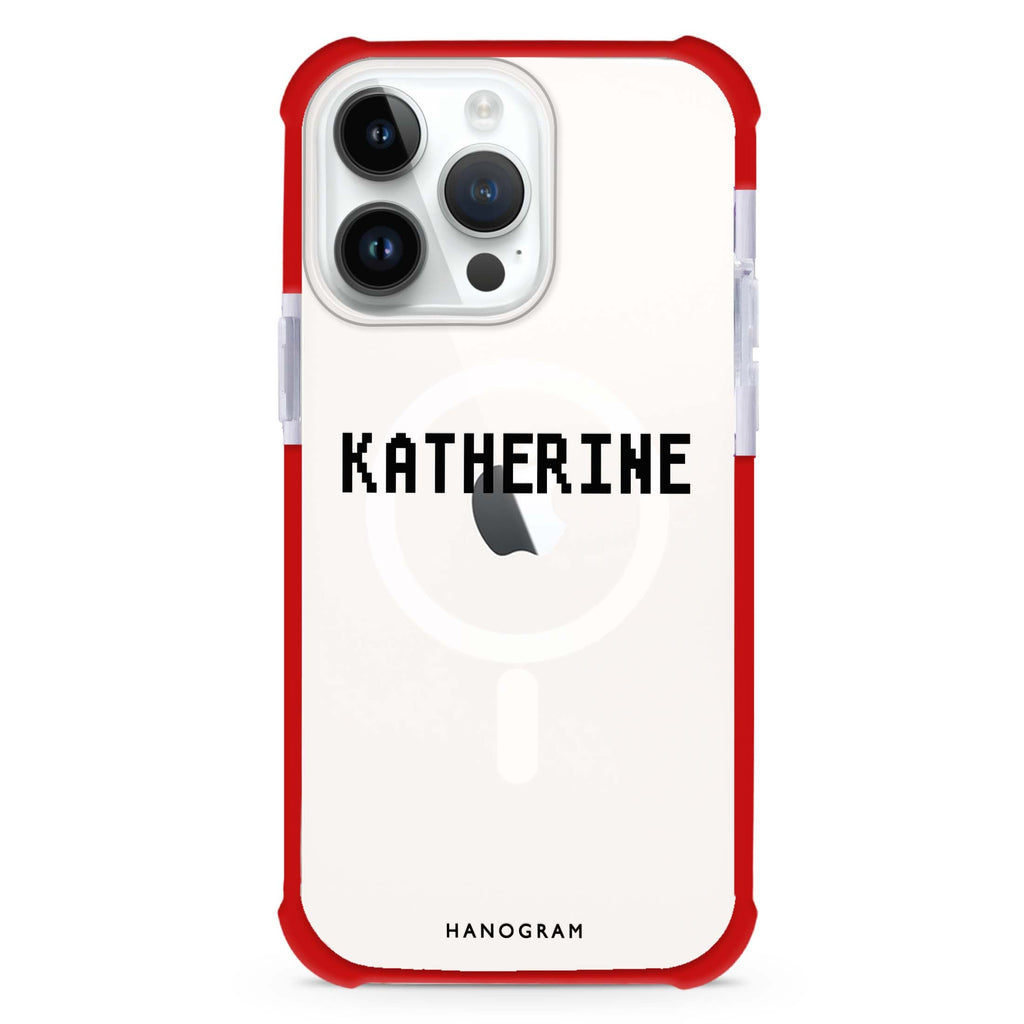 Pixel Custom Name MagSafe Compatible Ultra Shockproof Case
