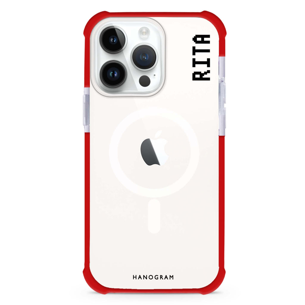 Pixel Custom Name II MagSafe Compatible Ultra Shockproof Case
