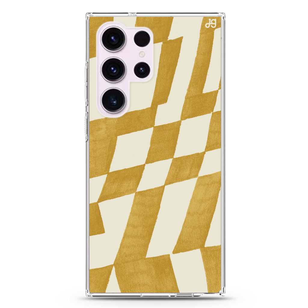 Abstract Paint Pattern #1 Samsung Galaxy S26/S25/S24/S23/S22 Ultra ultra clear case, transparent design, main view