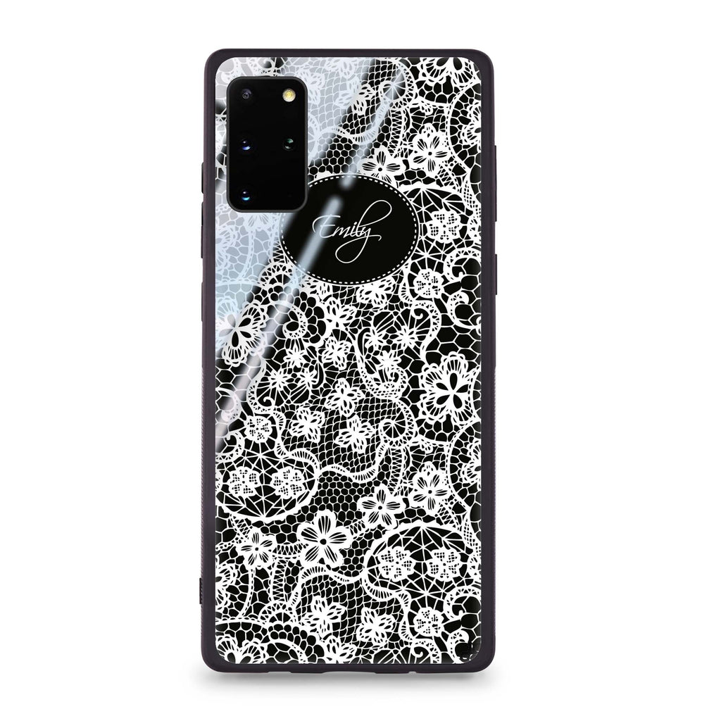 My Floral Lace Samsung S20 Glass Case
