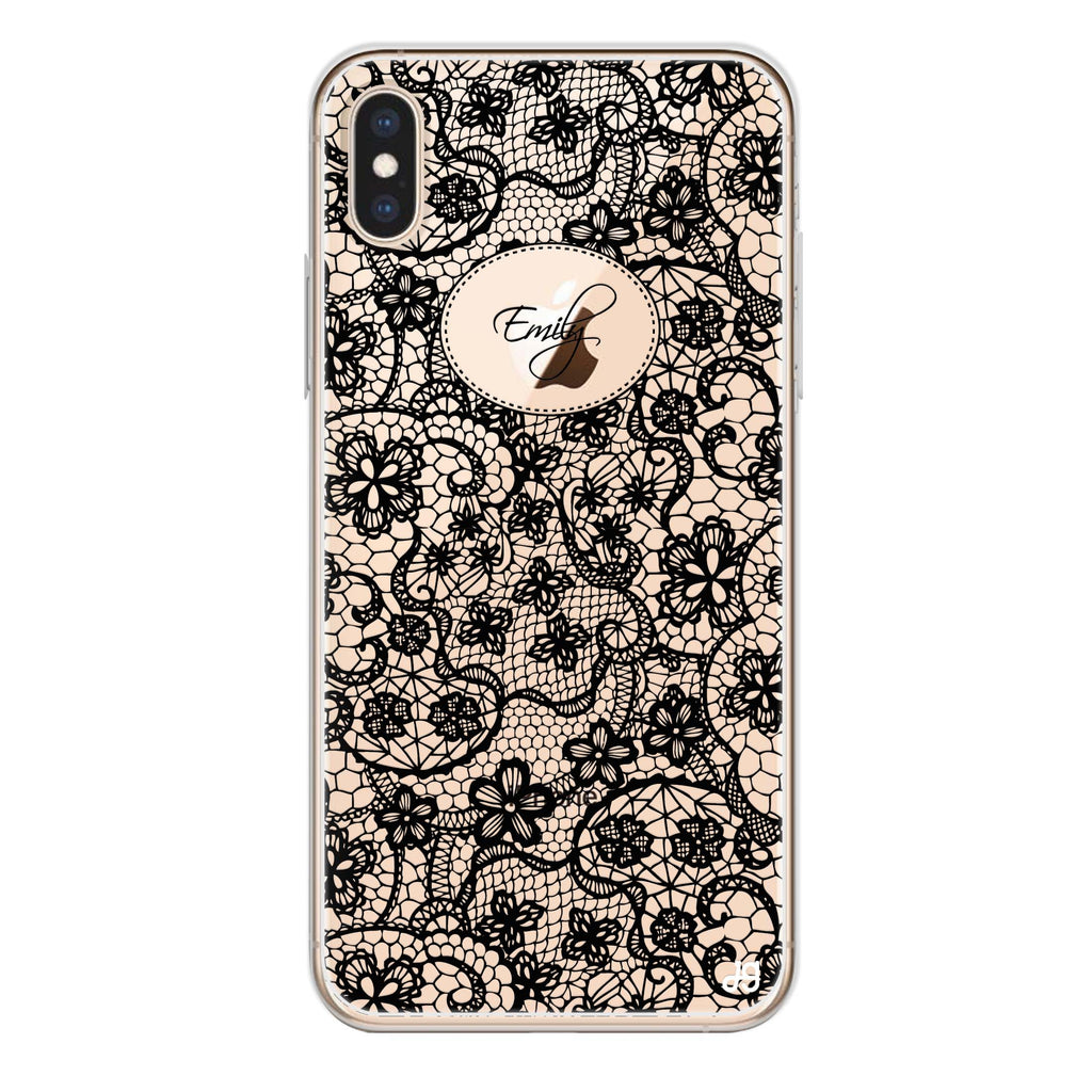 My Floral Lace iPhone XS Max Ultra Clear Case