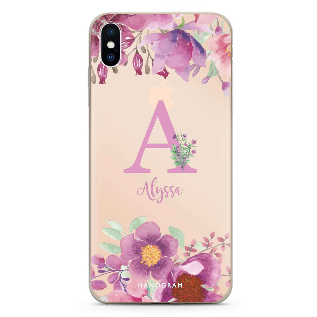 Gorgeous Monogram iPhone X Ultra Clear Case
