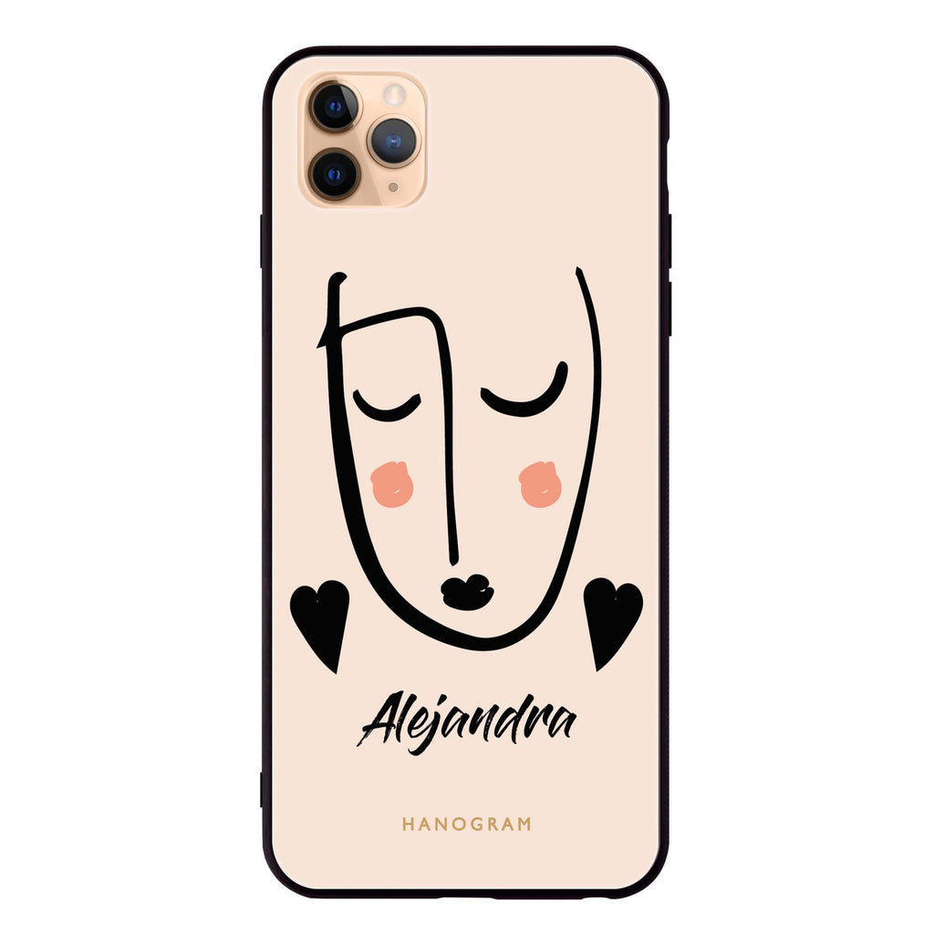 Lovely Face iPhone 11 Pro Glass Case