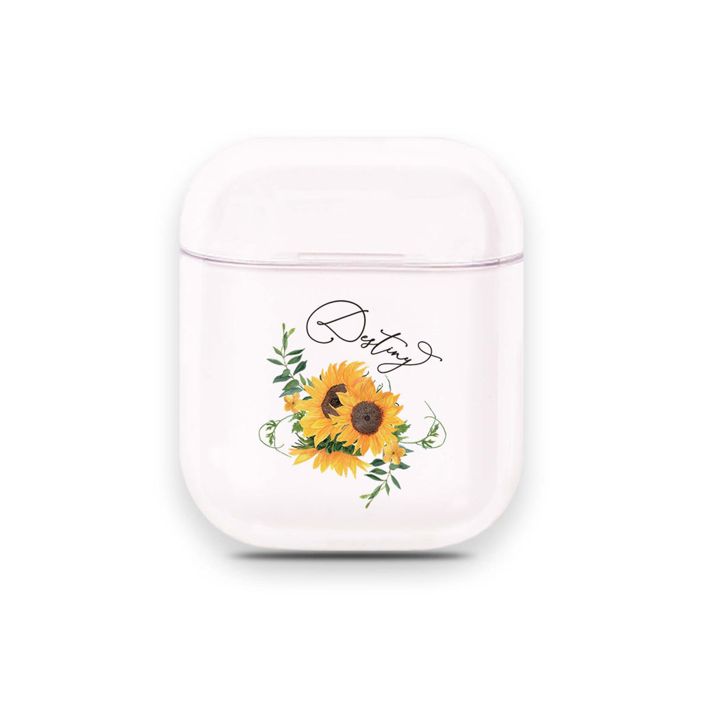 Blooming Sunflower Airpods Case