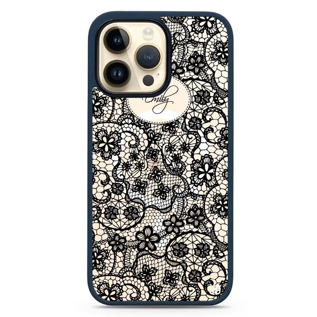 My Floral Lace MagSafe Compatible Impact Guard Bumper Case