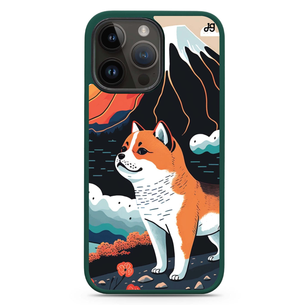 Shiba Inu with Fuji Mountain Impact Guard Bumper Case