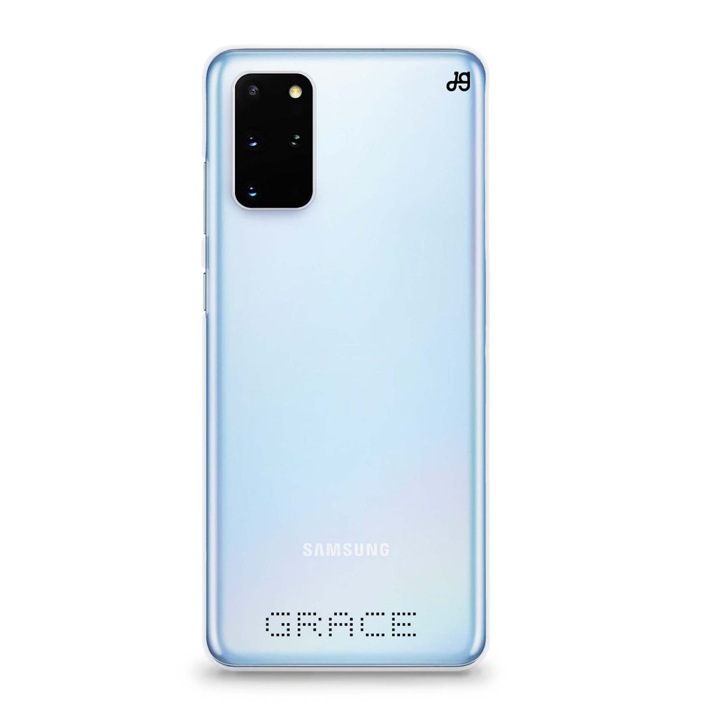 Digital Name II Samsung S20 Soft Clear Case