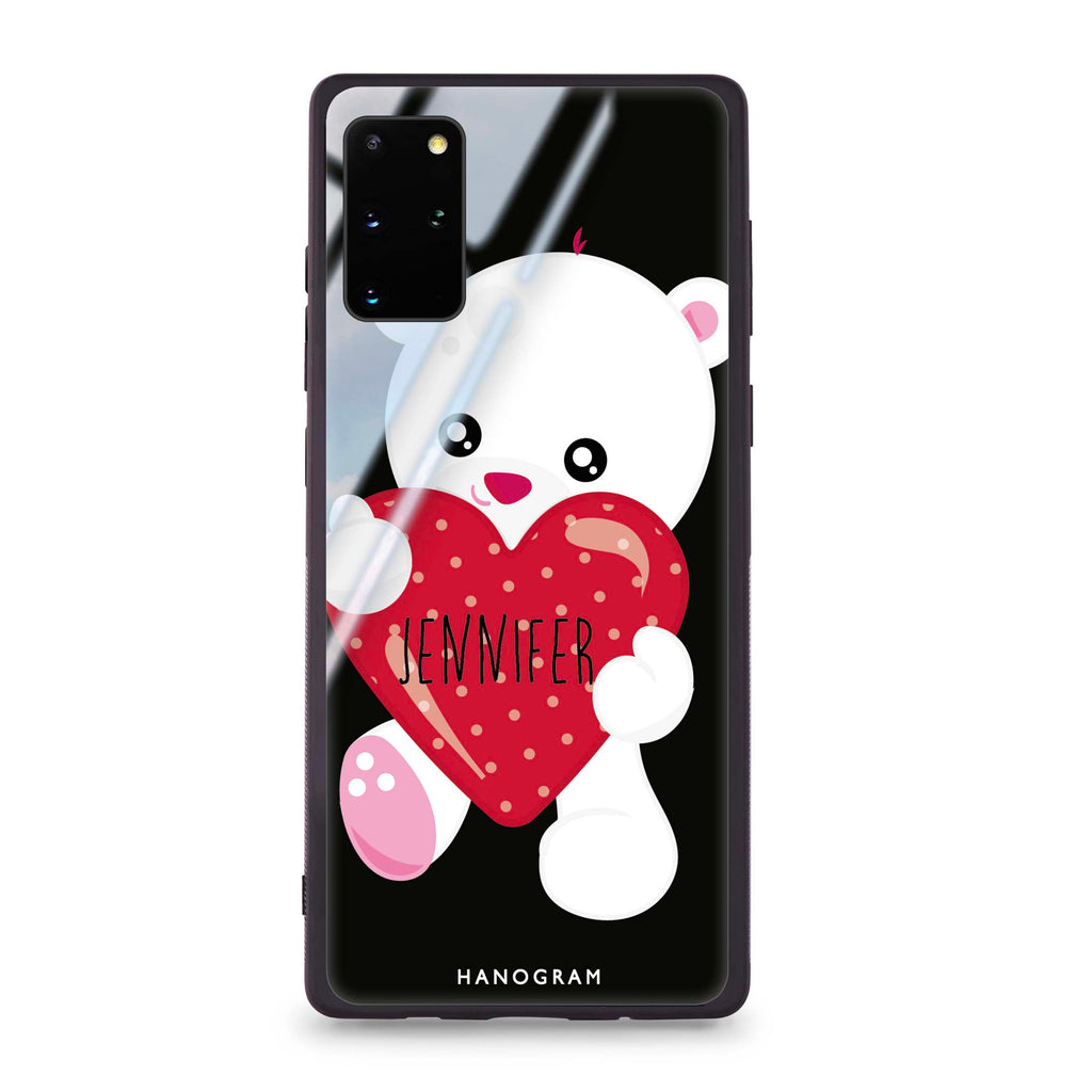Lovely Bear Samsung S20 Plus Glass Case