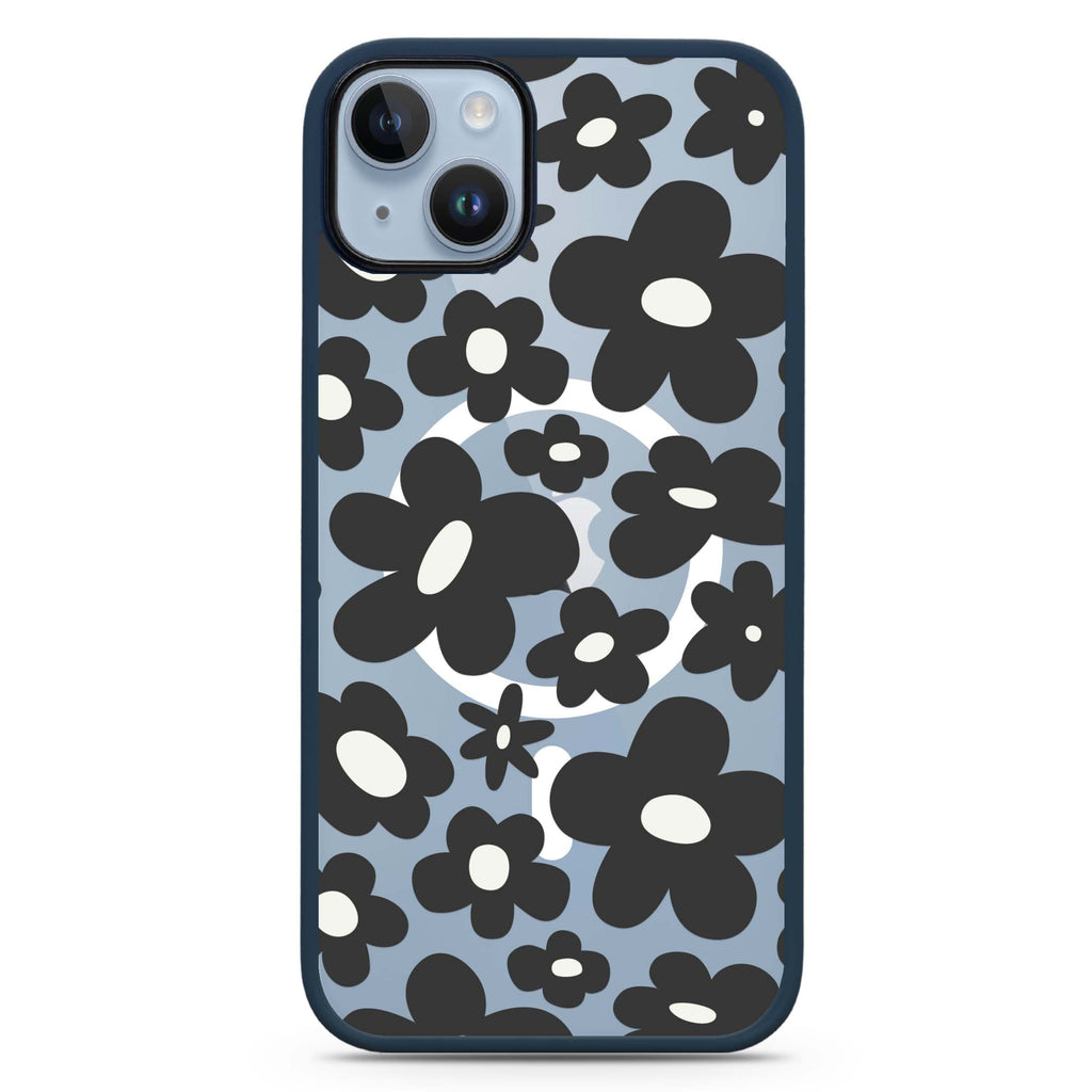 Flowers iPhone 14 Plus MagSafe Compatible Impact Guard Bumper Case