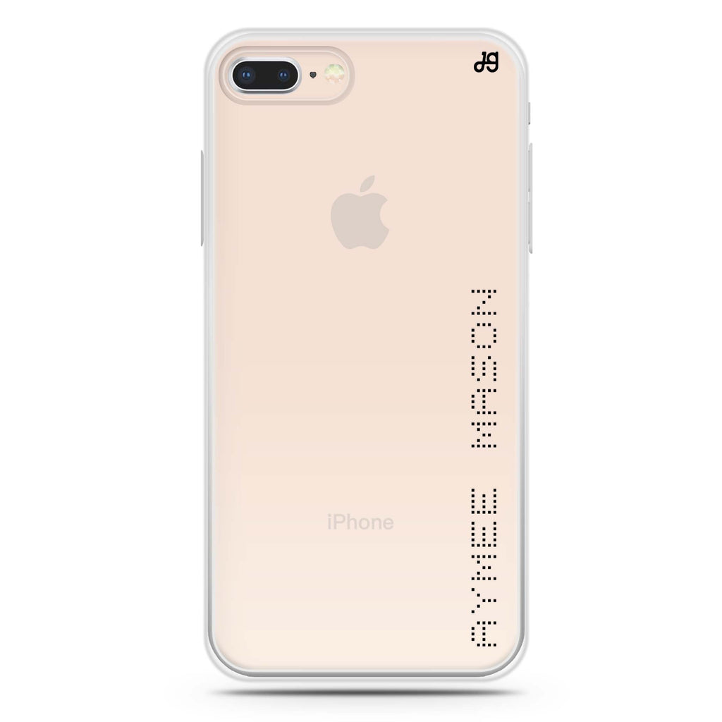 Digital Name iPhone 8 Ultra Clear Case