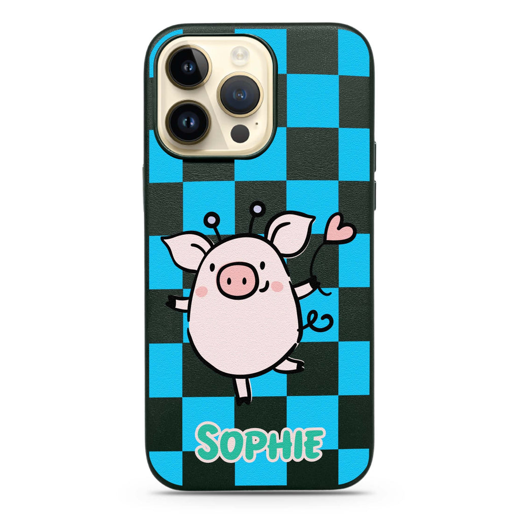 Happy Pig MagSafe Leather Case