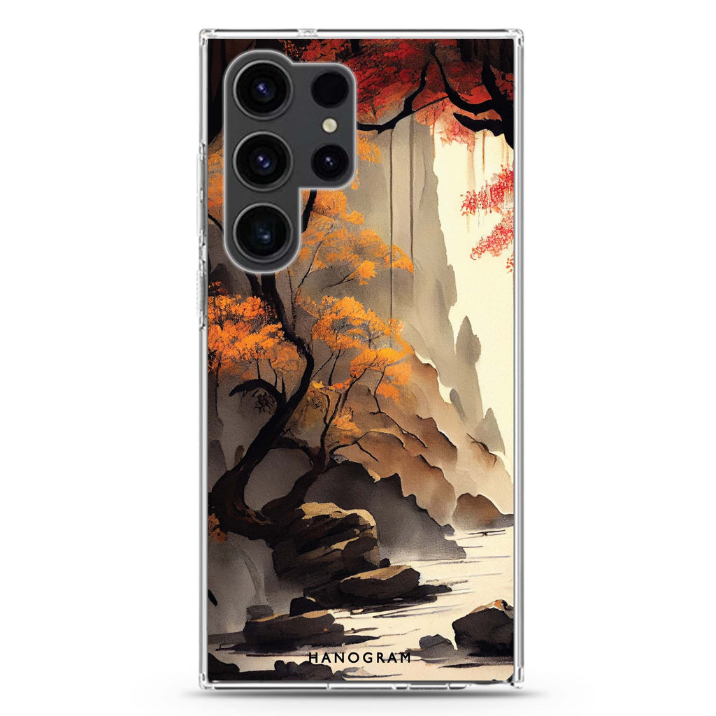 Japanese Painting #2 Samsung Galaxy S26/S25/S24/S23/S22 Ultra ultra clear case, transparent design, main view