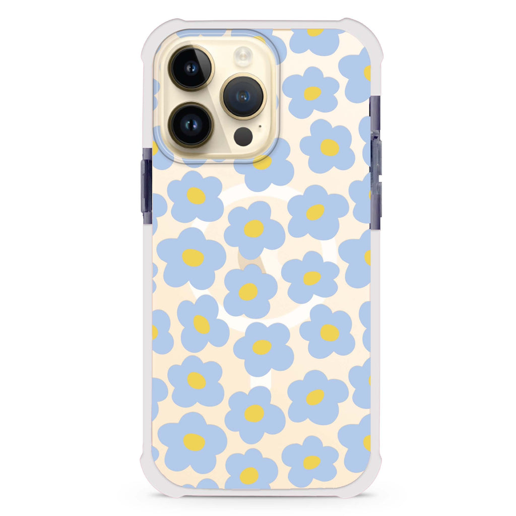 Flowers Pattern MagSafe Compatible Ultra Shockproof Case