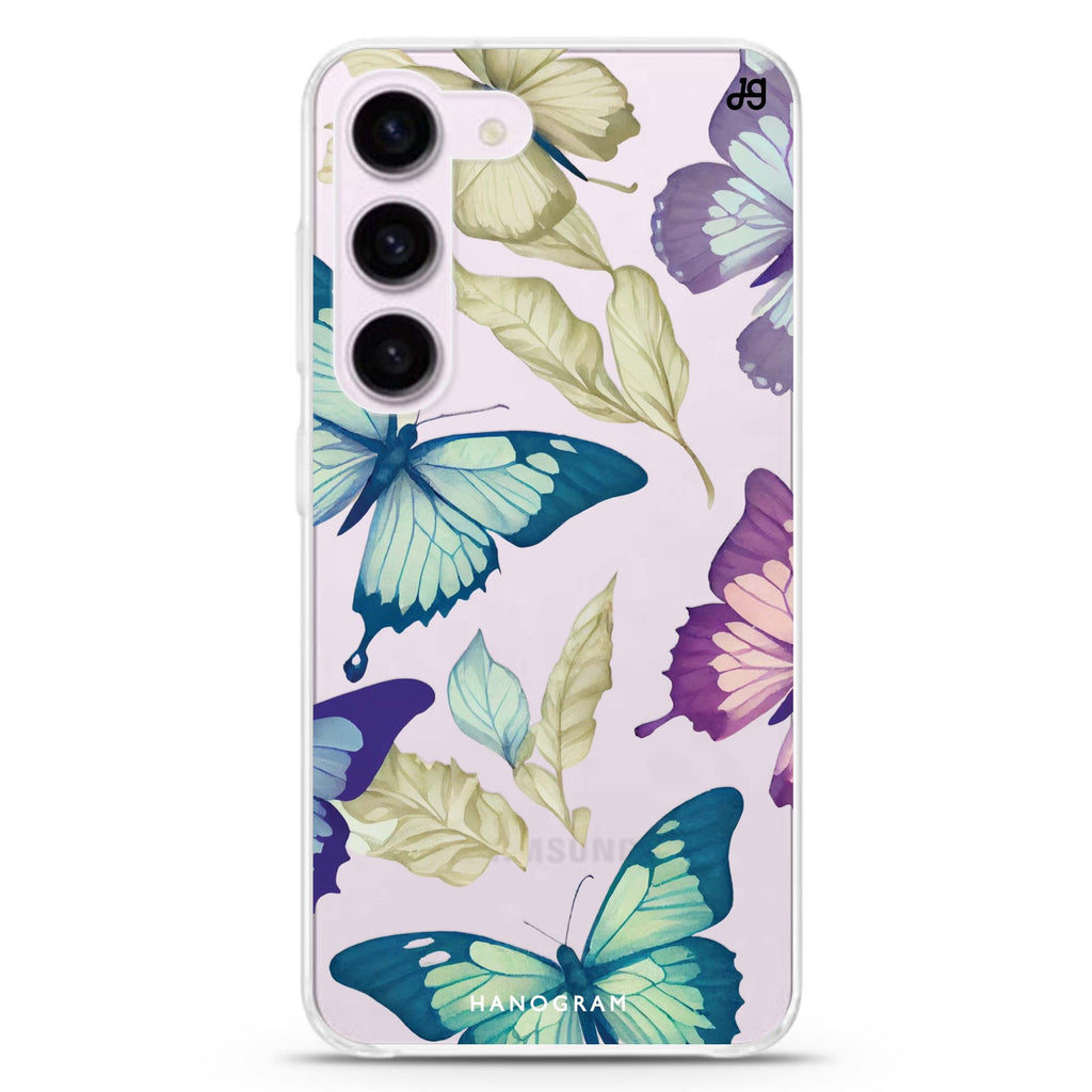 Beautiful Butterfly Ultra Clear Case for Galaxy S23