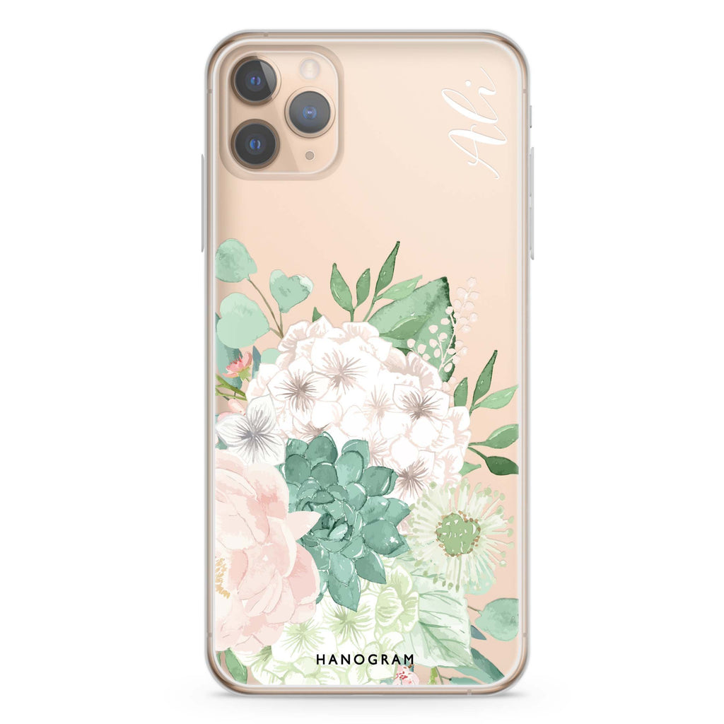Vintage Flowers iPhone 11 Pro Max Ultra Clear Case