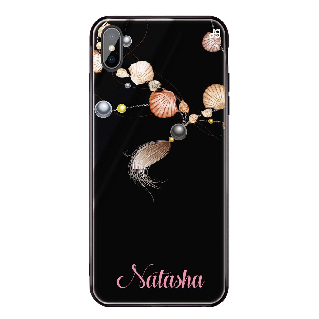 Connection of Sea iPhone XS Max Glass Case