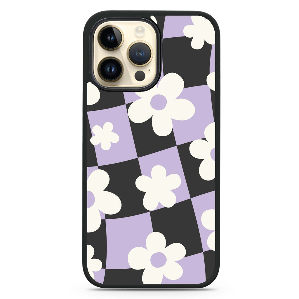 Flowers Pattern MagSafe Compatible Impact Guard Bumper Case