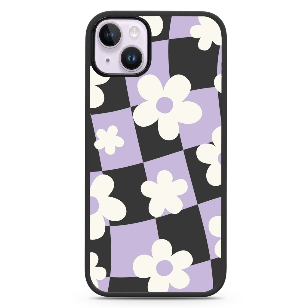 Flowers Pattern iPhone 14 Plus MagSafe Compatible Impact Guard Bumper Case