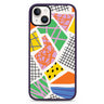 Flowers Pattern iPhone 14 Plus MagSafe Compatible Impact Guard Bumper Case