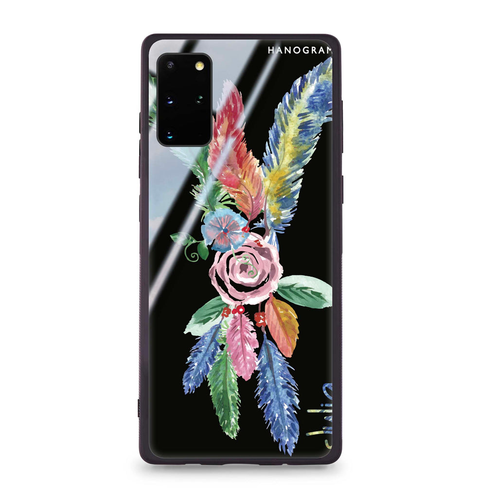Feather Samsung S20 Plus Glass Case