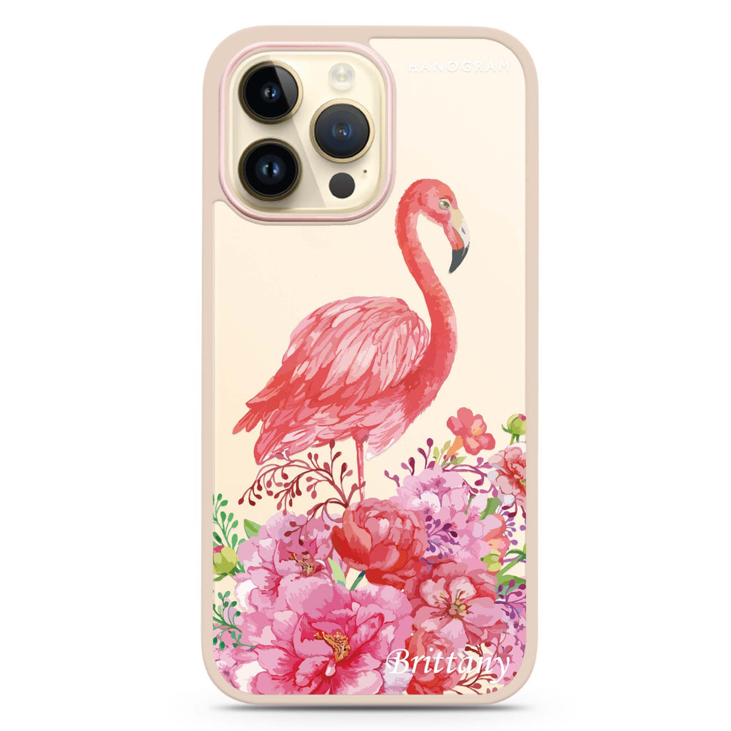 Flamingo & Flower Impact Guard Bumper Case