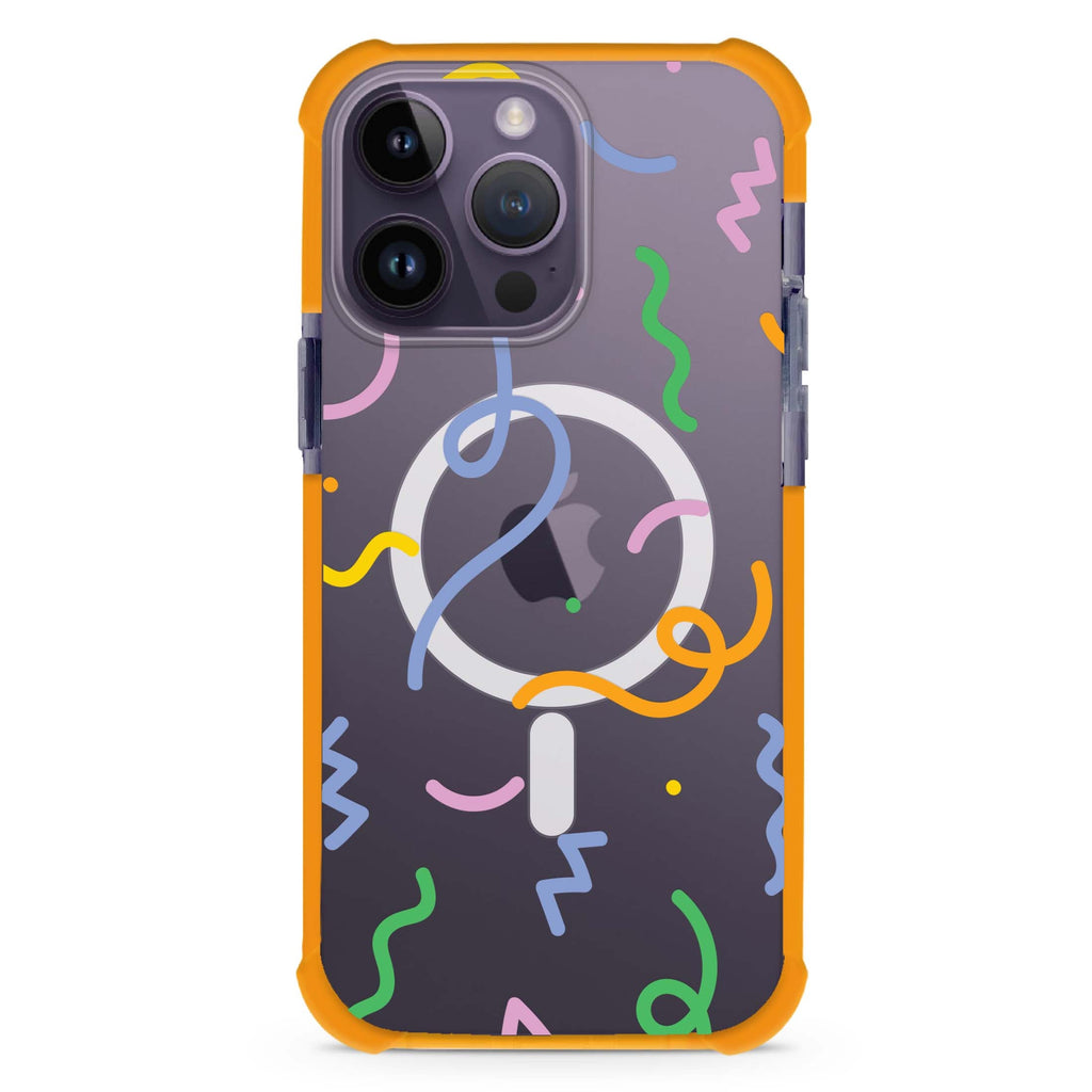 Abstract Doodles MagSafe Compatible Ultra Shockproof Case