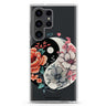 Floral & Tai Chi Samsung Galaxy S26/S25/S24/S23/S22 Ultra ultra clear case, transparent design, main view