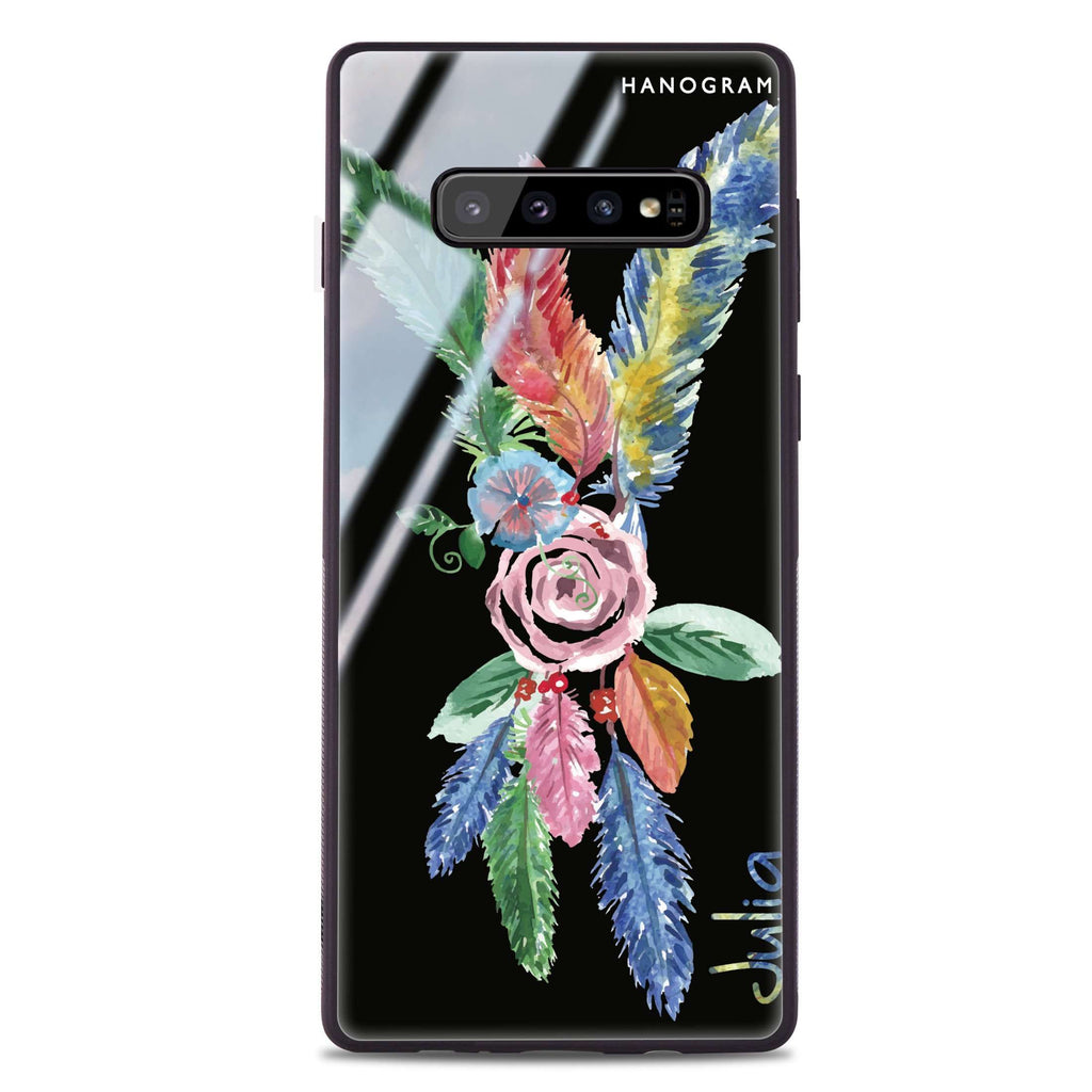 Feather Samsung S10 Plus Glass Case