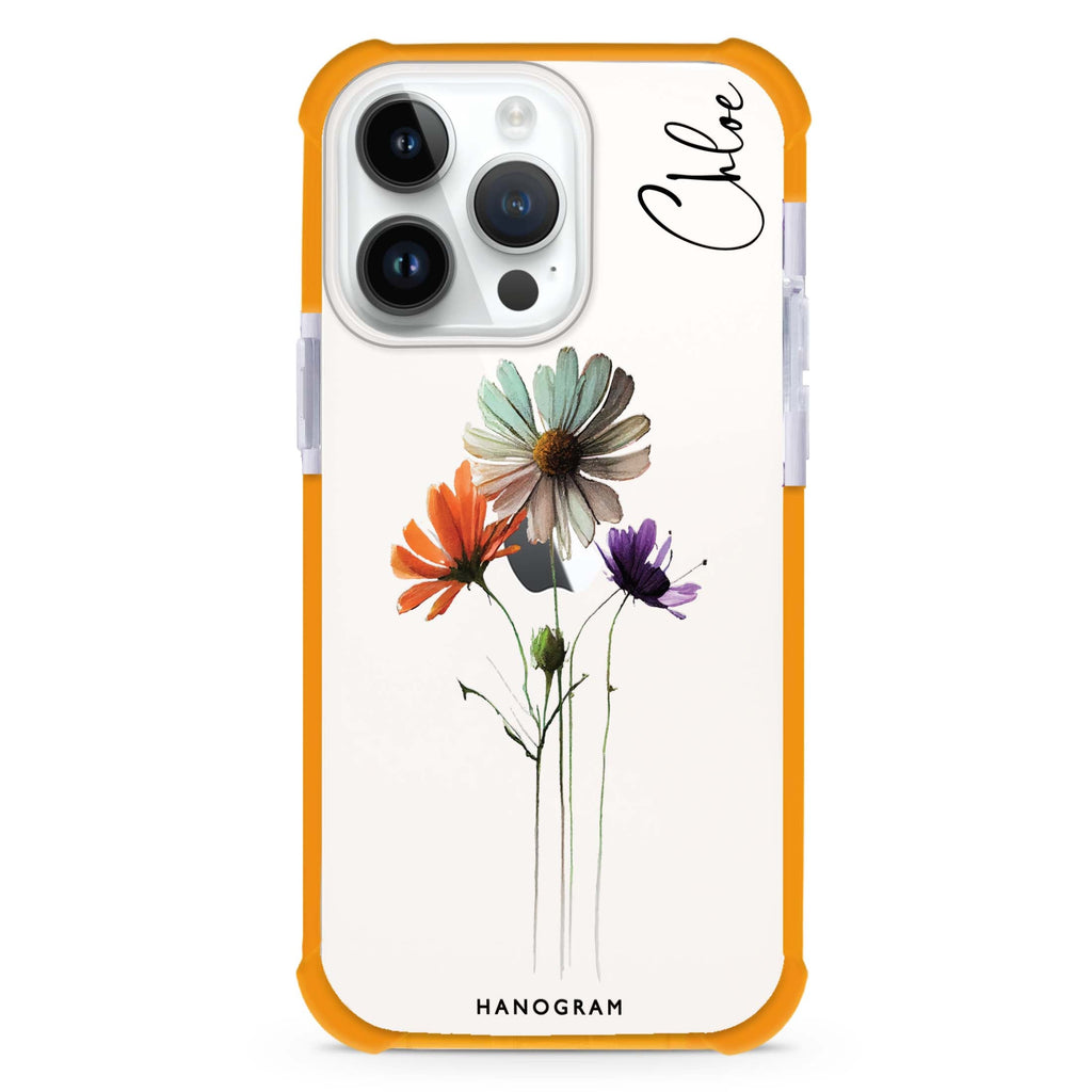 A watercolour floral iPhone 13 Pro Ultra Shockproof Case