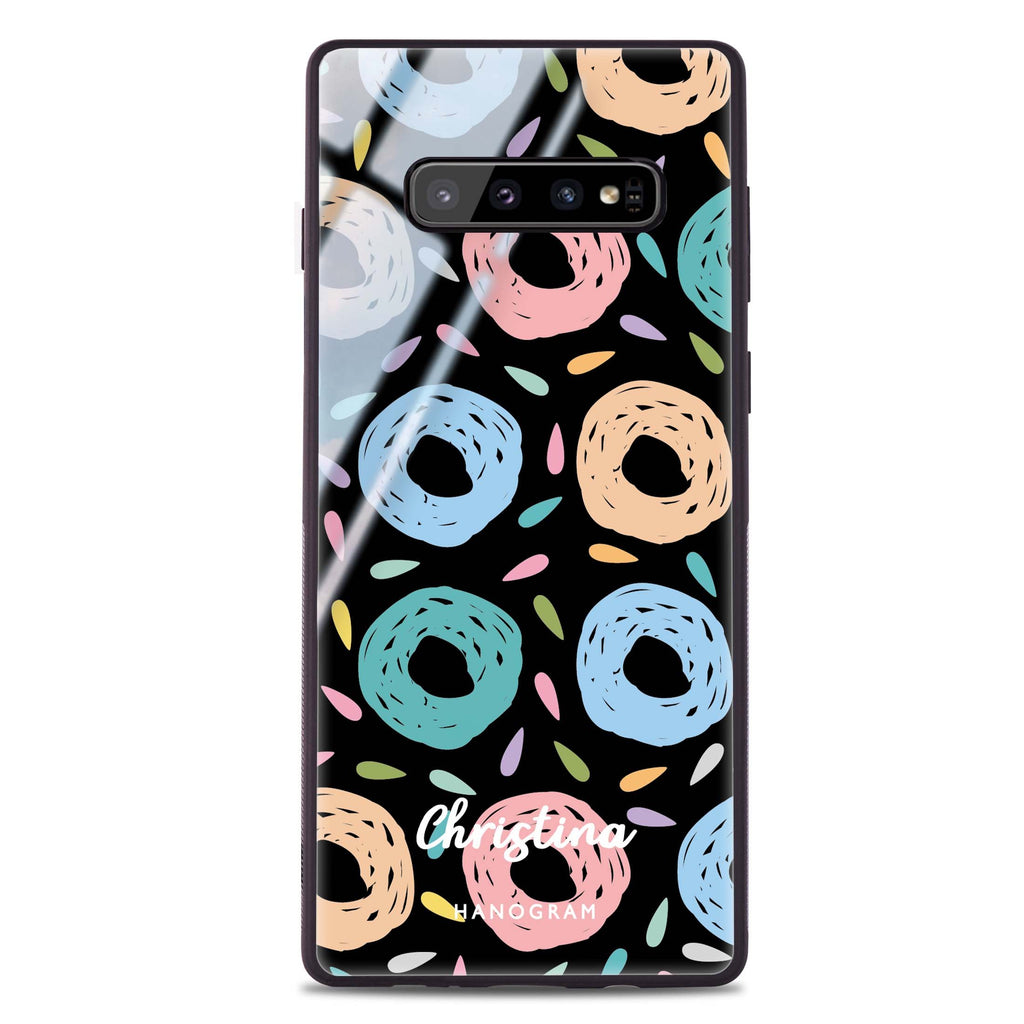 Artistic Donuts Samsung S10 Glass Case