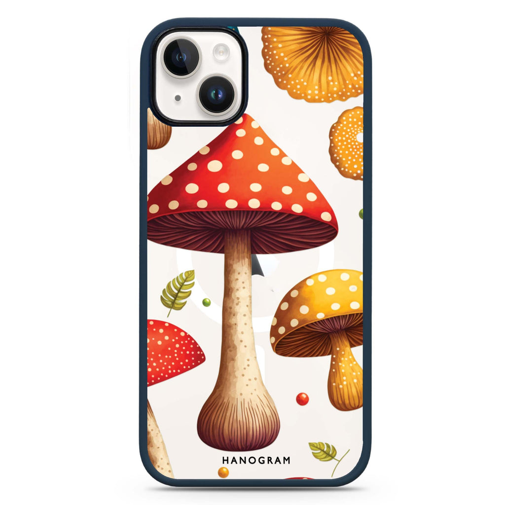 Mushroom time iPhone 14 Plus MagSafe Compatible Impact Guard Bumper Case