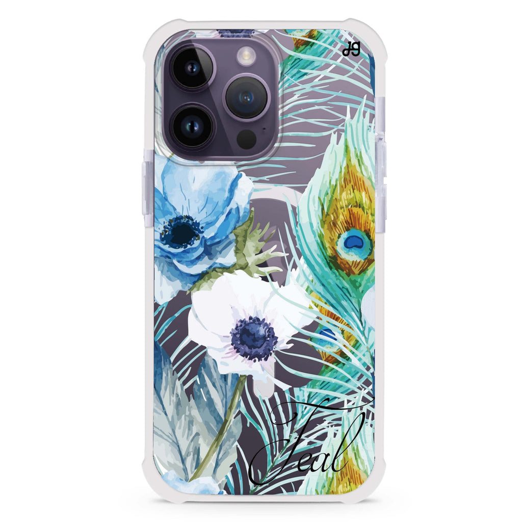 Pretty Watercolor Flowers MagSafe Compatible Ultra Shockproof Case