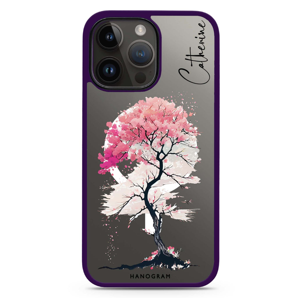 A Cherry tree iPhone 14 Pro Max MagSafe Compatible Impact Guard Bumper Case